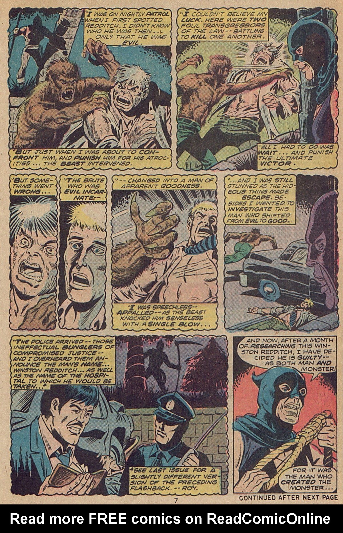 Read online Werewolf by Night (1972) comic -  Issue #26 - 7