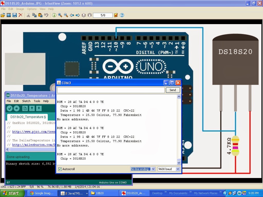 Nicu FLORICA (niq_ro): Senzorul de temperatura DS18D20 si Arduino