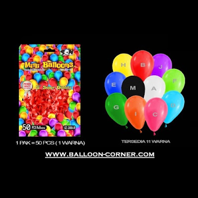 Balon Latex Doff 5 Inch SUPER 50 Pcs (SON Product)