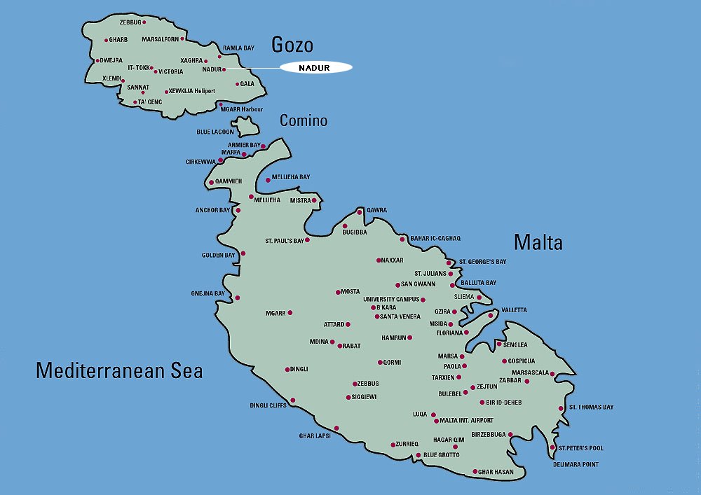 Malt Touristic Map Malt Touristic Map