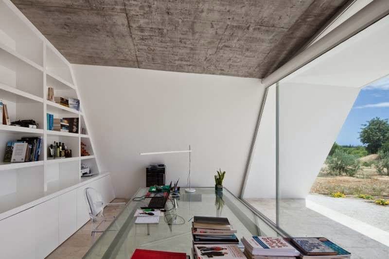 white office idea Modern House with Pool in Tavira
