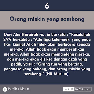 9 Golongan Manusia yang tidak akan Diajak Bicara oleh Allah di Akhirat