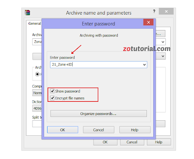 3 Langkah Cara Mengunci File/Folder Dengan Password (WinRAR)