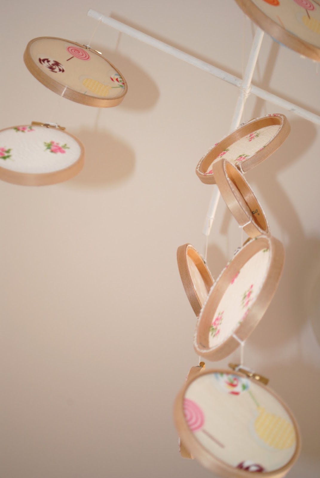 A Little Bit of Quiet DIY Hoop Mobile