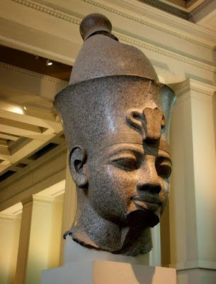 British Museum, Ancient Egypt room - Head of Amenhotep 3