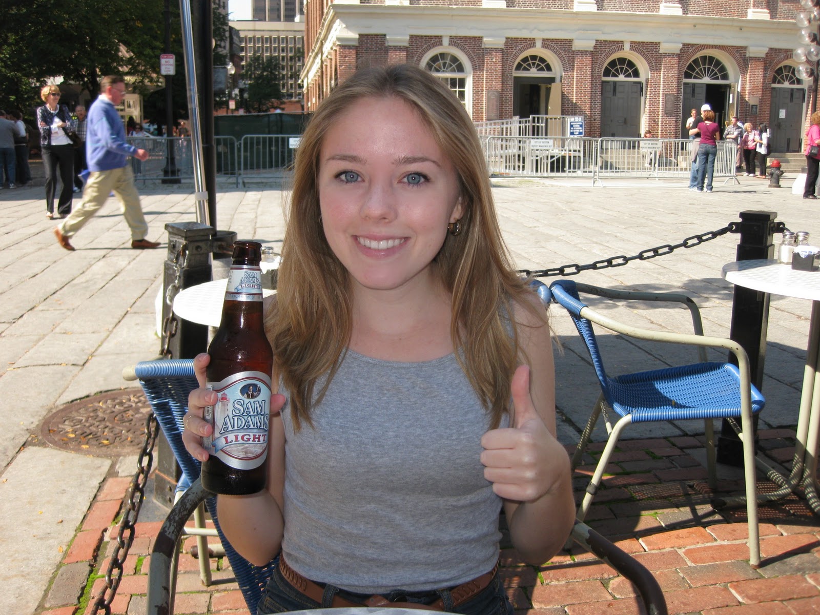 That Short Blonde Girl Boston!