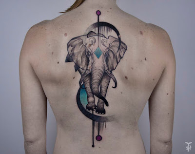 Tatuajes de animales estilo Art Nouveau