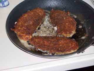 Chicken Gismondo browned