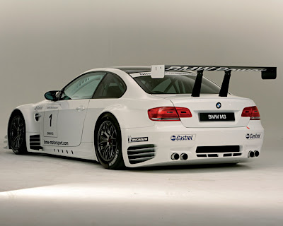 White 2008 BMW M3 Race Version