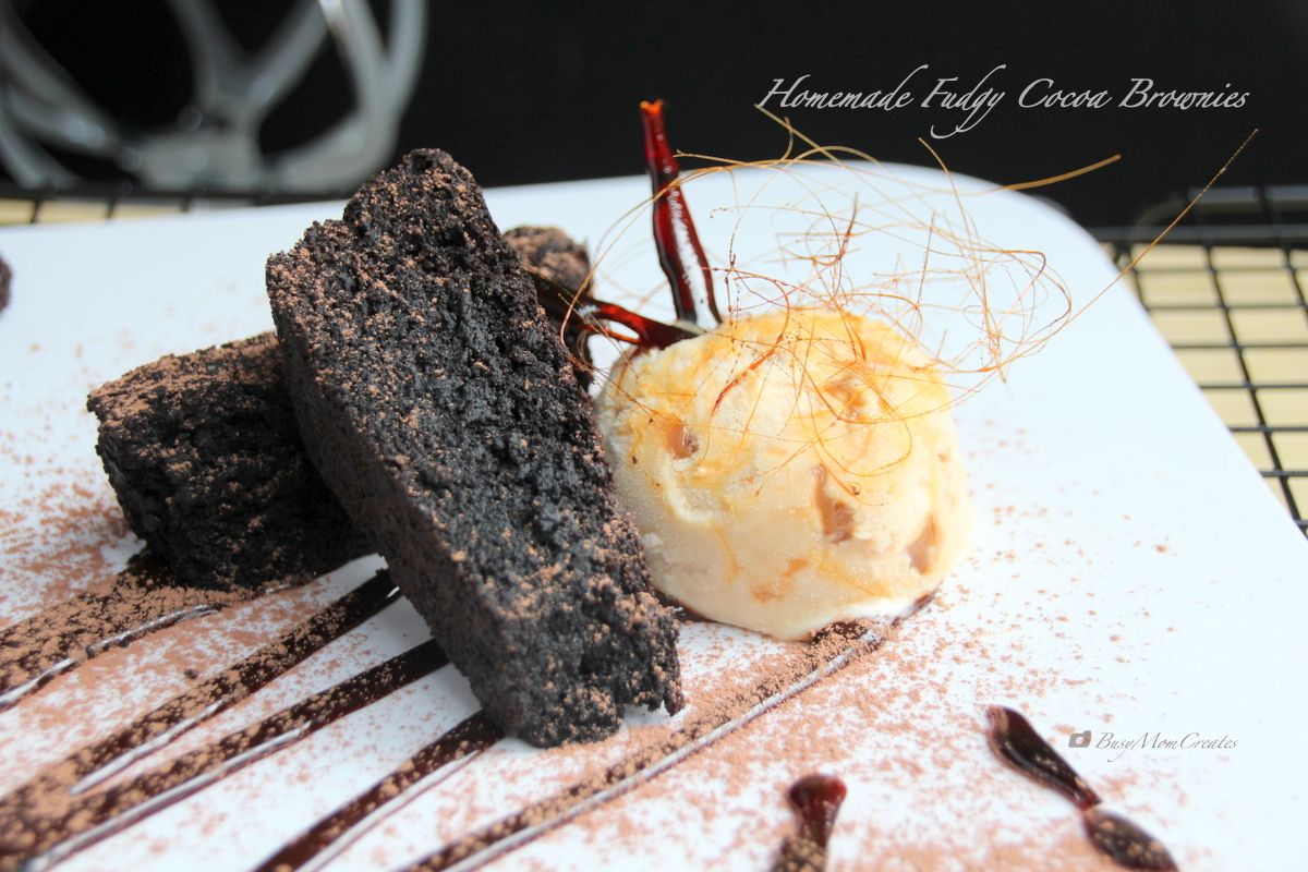 Homemade Fudge Cocoa Brownie