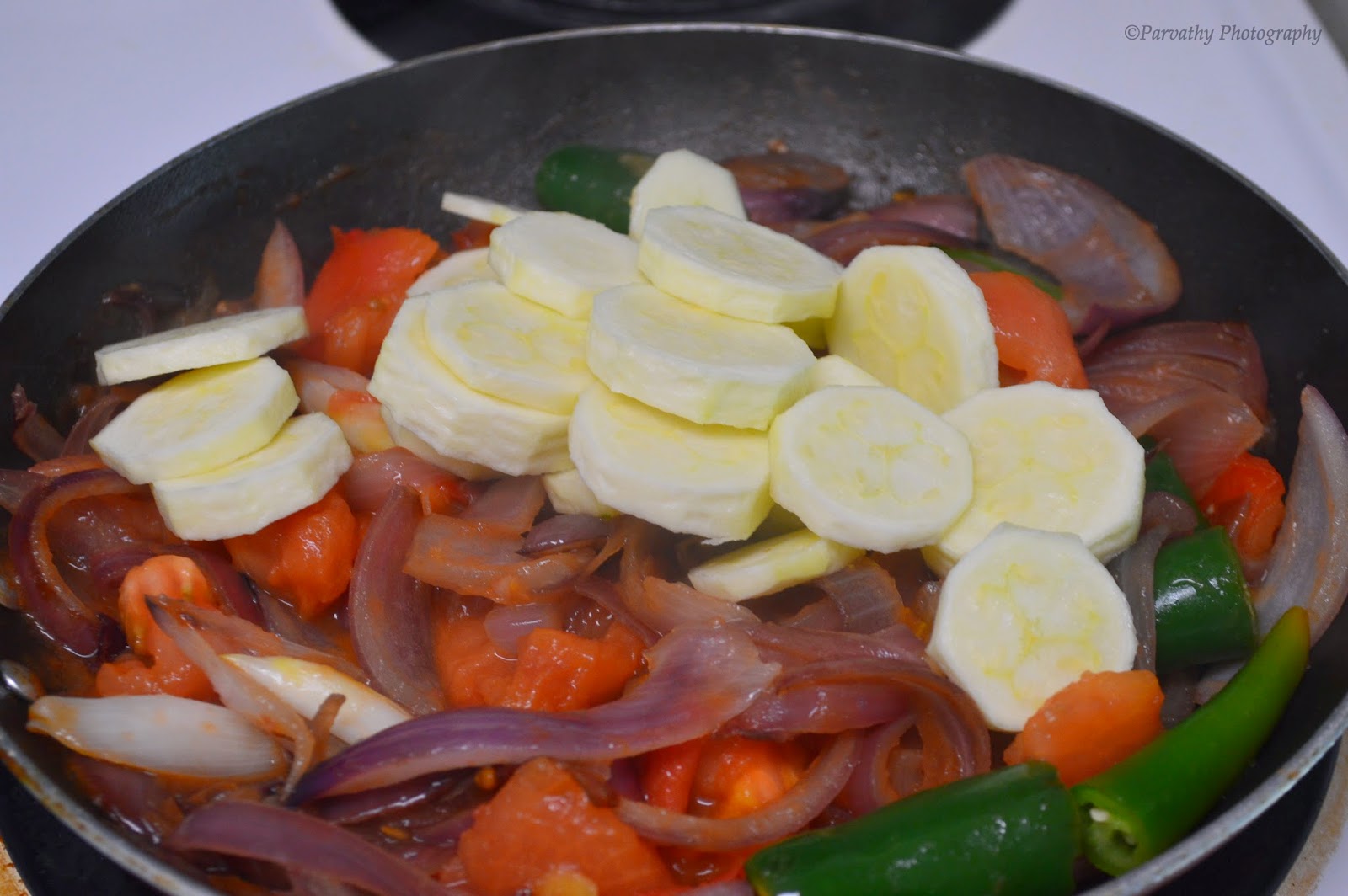 Paru's Kitchen Zucchini Chutney Side dish for Idli, Dosa