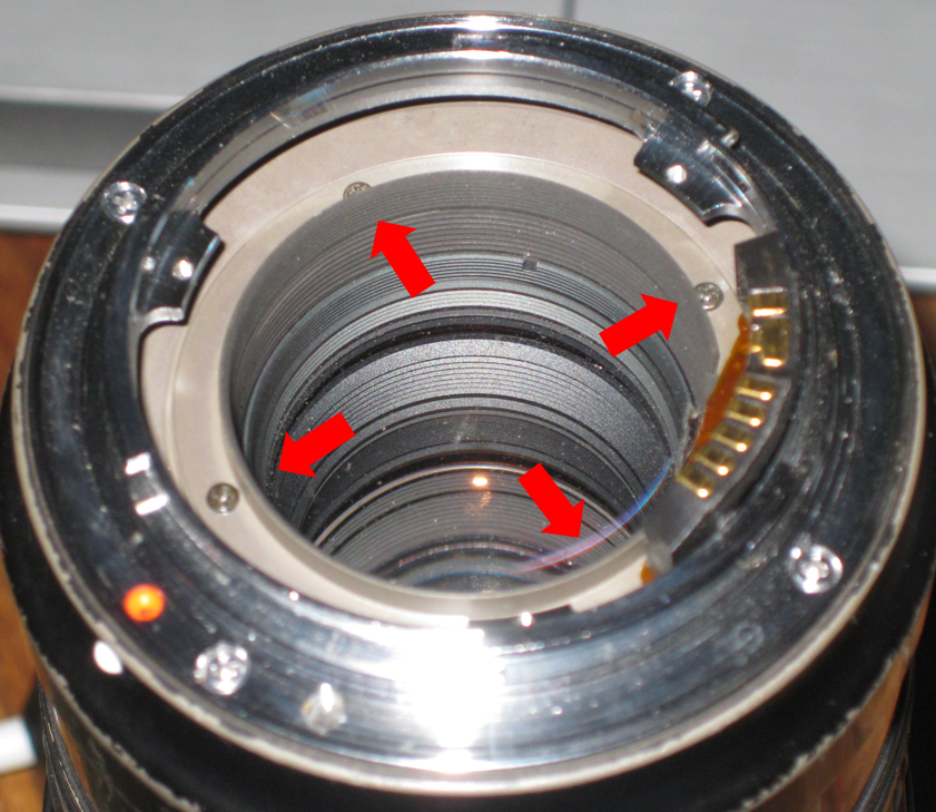 Martin Melchior's homepage Conversion of an old Sigma lens to work