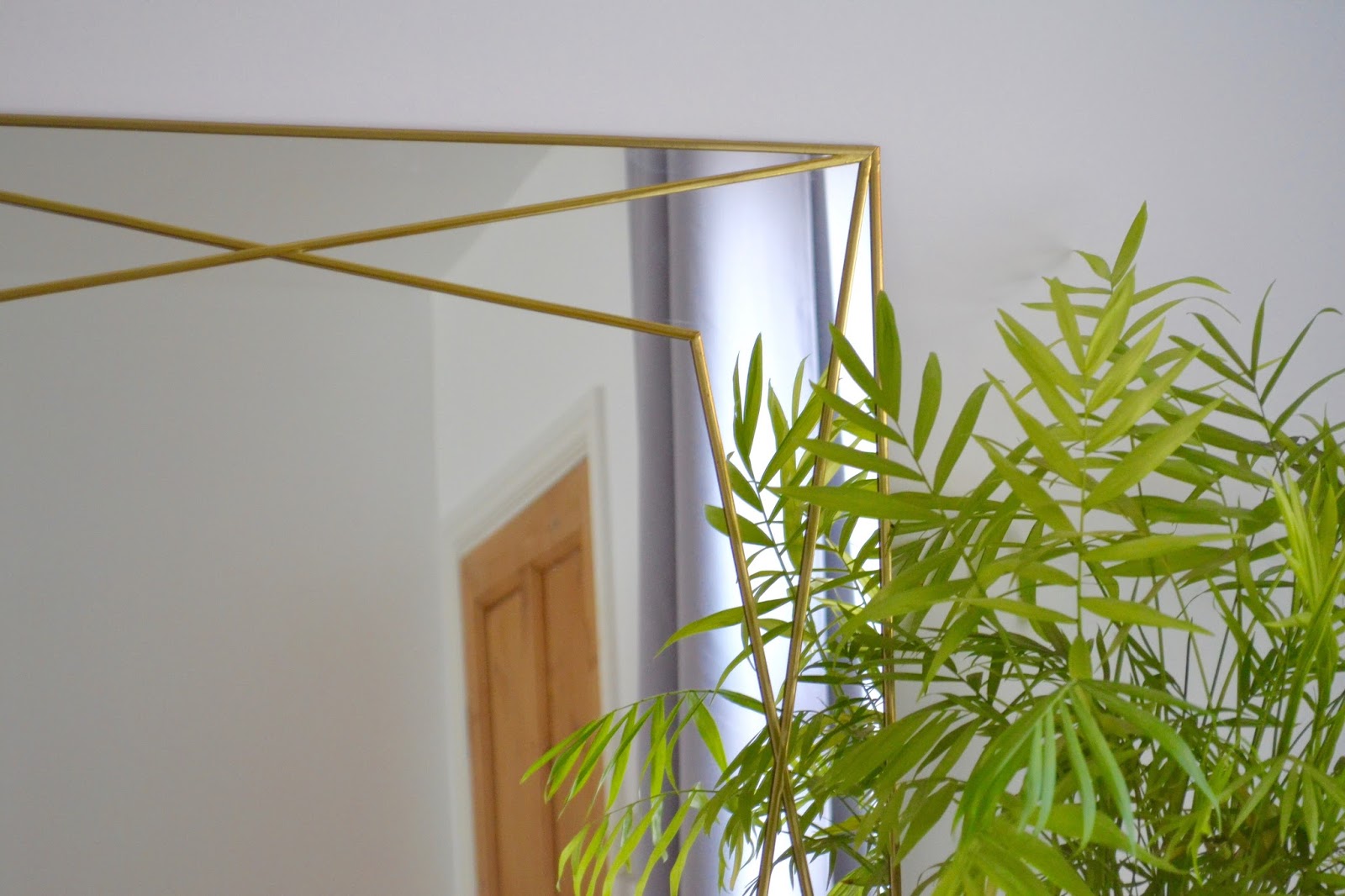 DIY Home Decor Large Gold Lead Trim Geometric Mirror
