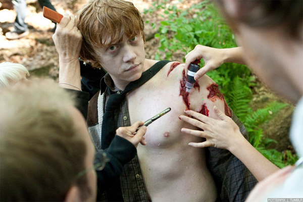 imagem harry potter making of