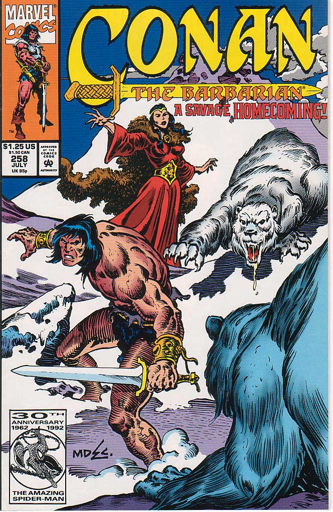 Read online Conan the Barbarian (1970) comic -  Issue #258 - 1