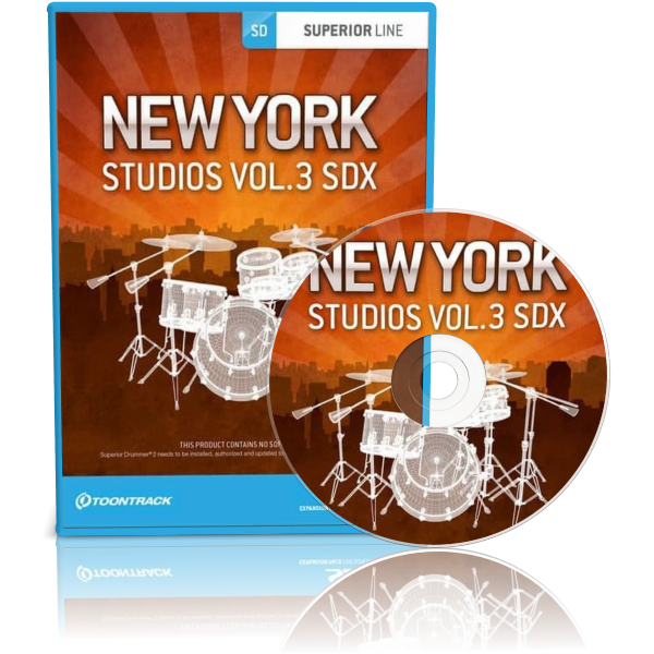 Toontrack New York Studios Vol.3 SDX Full version