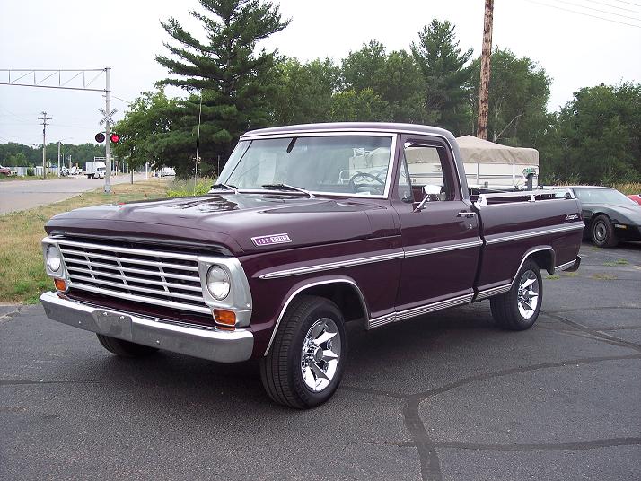 Exterior shot of the 1967 Ford F-100 Ranger