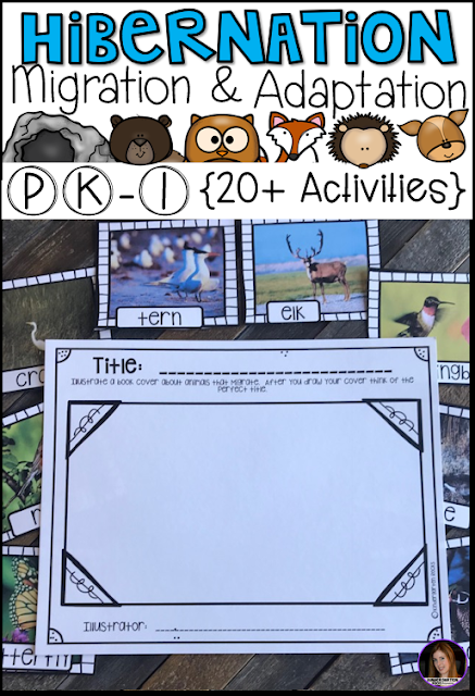 Hibernation, Migration and Adaptation Literacy Activities (PK-1) Hibernation, Migration and Adaptation Literacy Activities (PK-1) has all of the hands on writing and literacy centers and activities you will need for your unit.