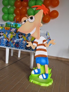 Fiestas Infantiles Decoradas con Phineas y Ferb, parte 1