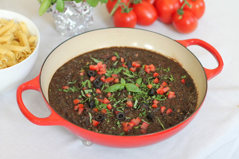 Food Lust People Love Hearty Lentil Tomato Sauce (for pasta)