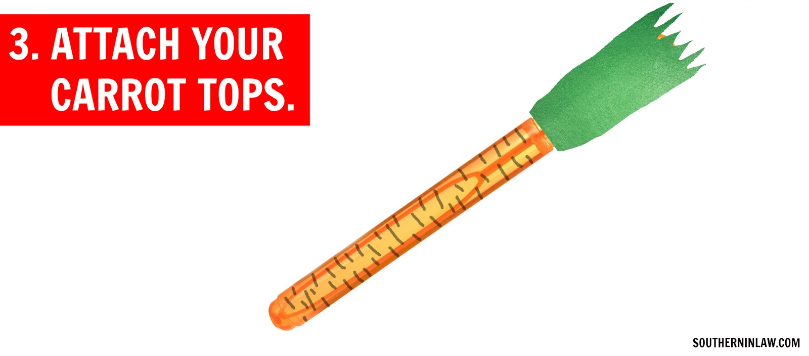 Southern In Law Easy DIY Carrot Bubble Wands for Easter