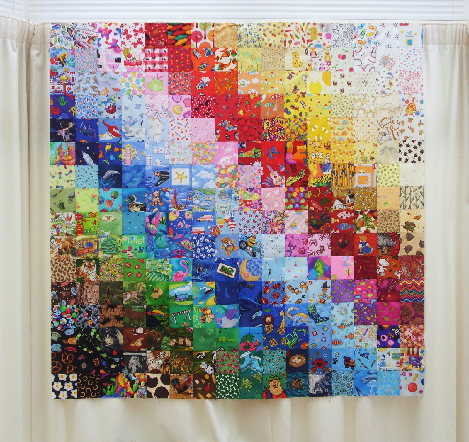 The Mermaid's Purse Quilt Top Done......