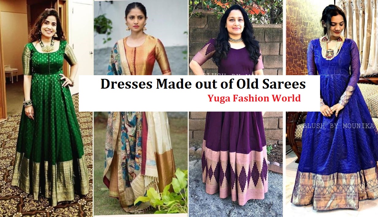 frocks made by sarees