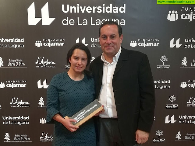 El Cabildo felicita a la bodeguera Patricia Perdomo, galardonada en los Premios Enogastroturismo de la Universidad de La Laguna