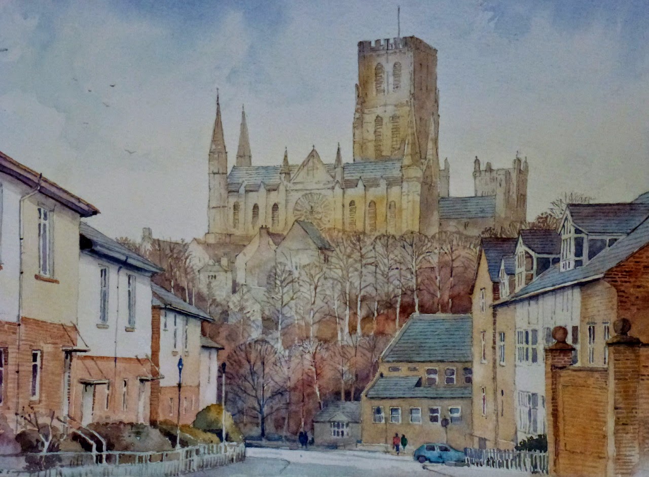 Malcolm Coils Durham Cathedral from Court Inn