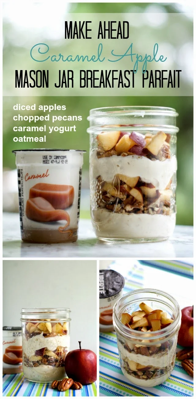 Caramel Apple Parfait Recipe | thetwobiteclub.com | #yogurtperfection #makeahead #healthy #ad