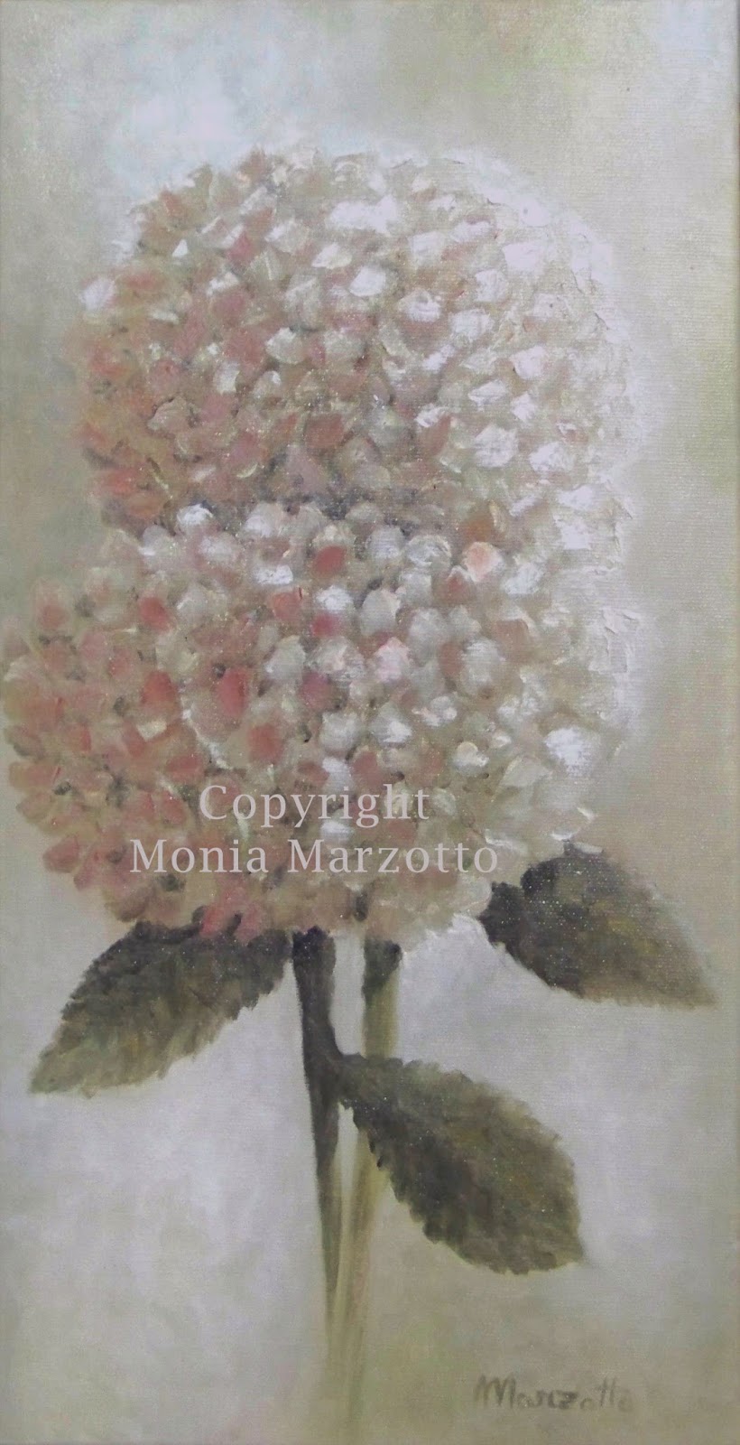 Coppia di quadri shabby chic "ortensie in luce" per una casa ...