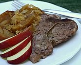 Thick Chops with Sauerkraut