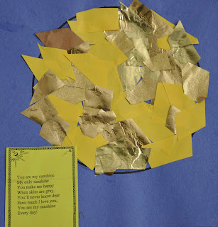 Children's Learning Activities: Paper Pieces Sun