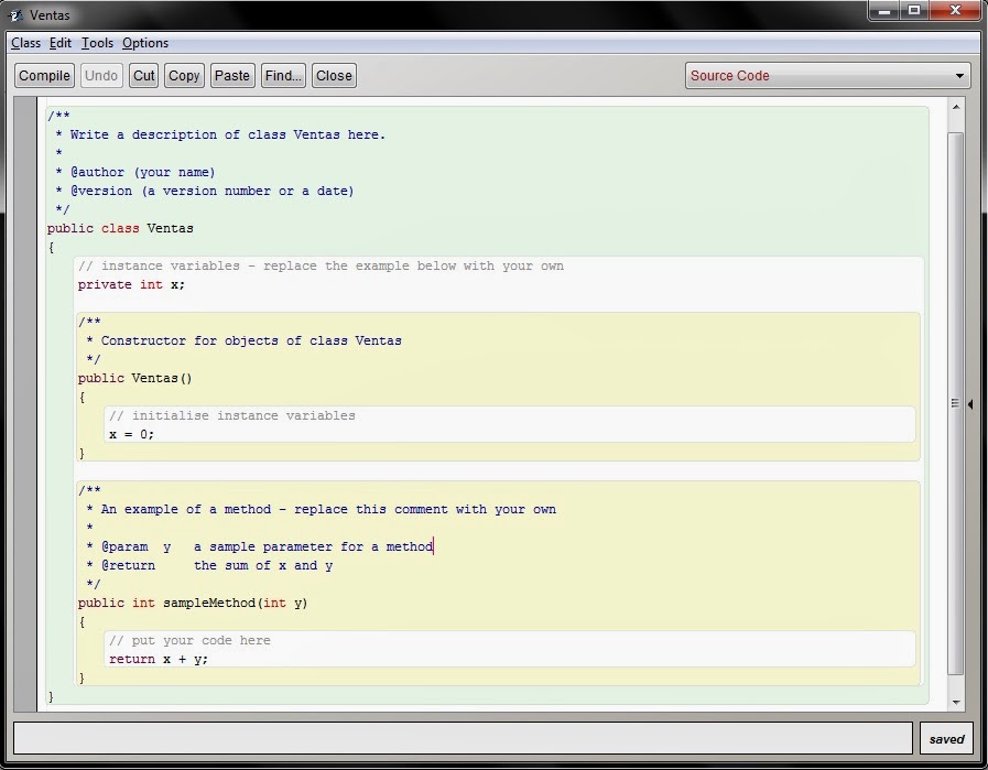 Conceptos basicos de Java: Una Clase