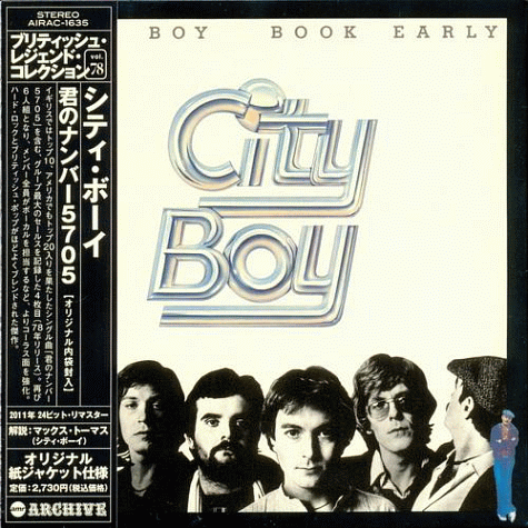 CITY BOY - Book Early [remastered] Japan (2011)