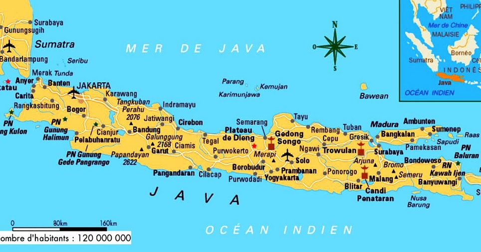 6 Namanama Provinsi di Pulau Jawa