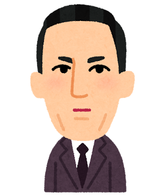 ラヴクラフトの似顔絵イラスト