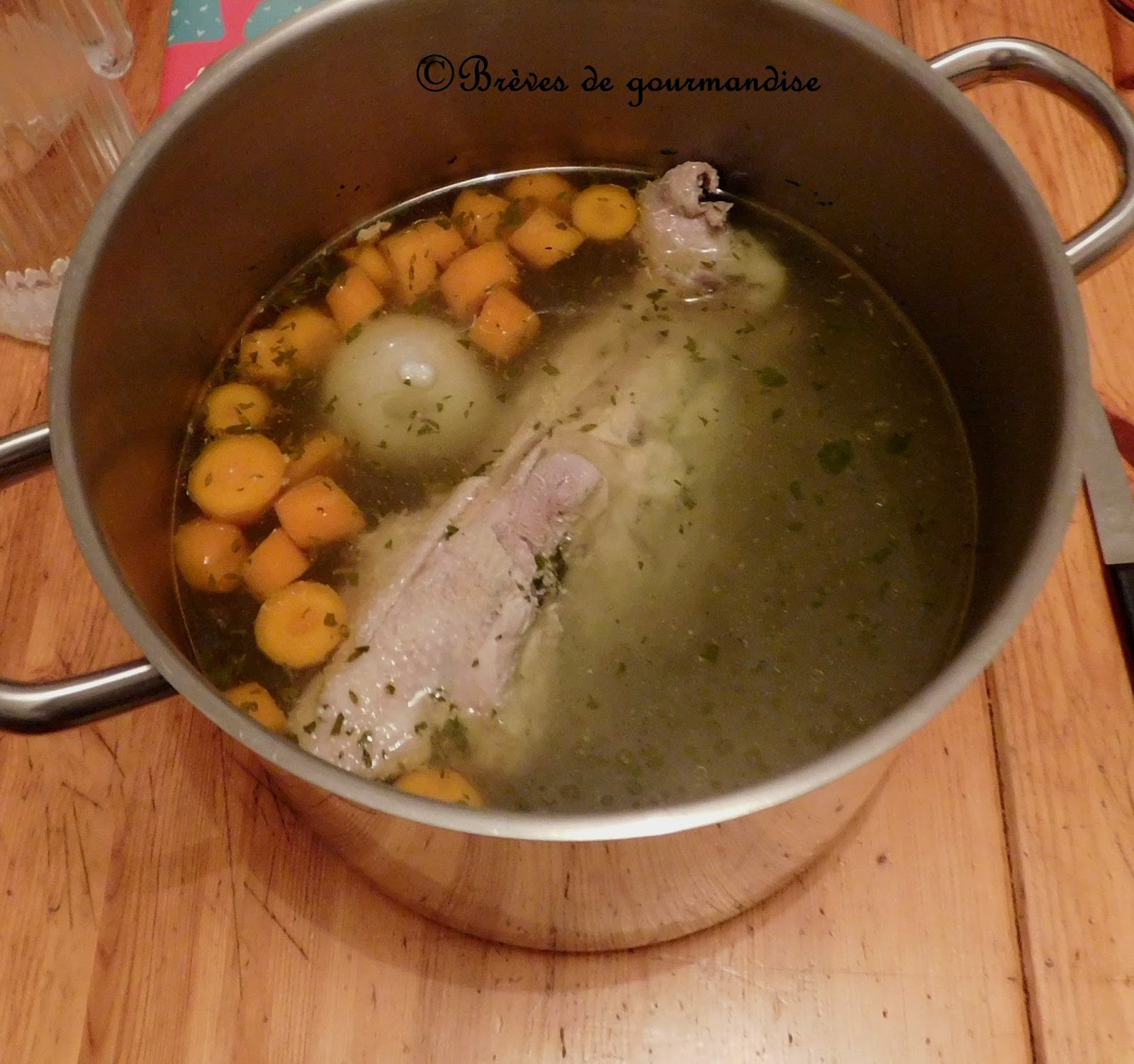 Brèves de gourmandise Bouillon de volaille maison {Recette Zéro Déchet}