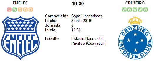 Emelec vs Cruzeiro en VIVO Emelec vs Cruzeiro en VIVO