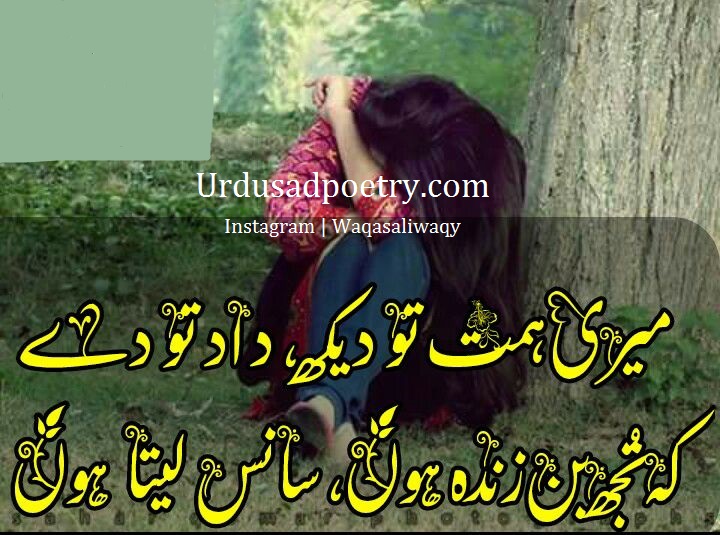 Meri Himmat To Dekh Daad To De Urdu Sad Poetry