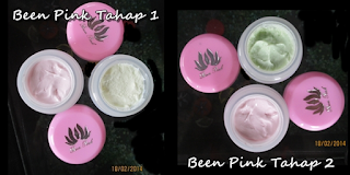 Cream Been Pink Tahap 1 dan Tahap 2