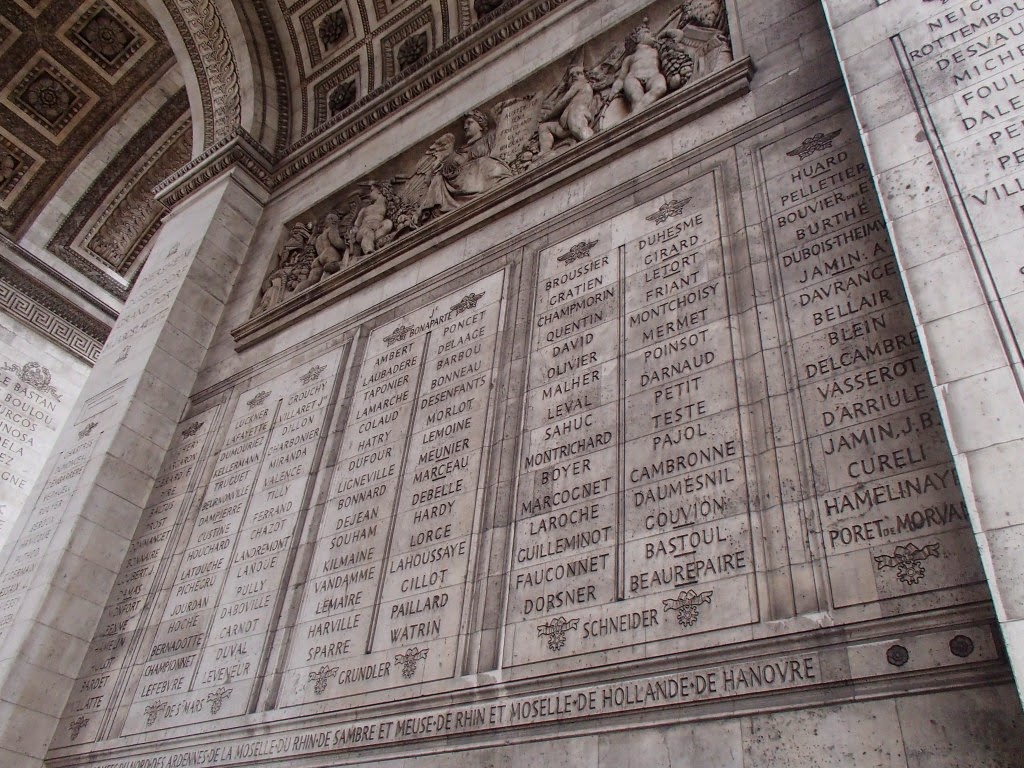 Vis ma vie à Paris Au sommet de l'Arc de Triomphe