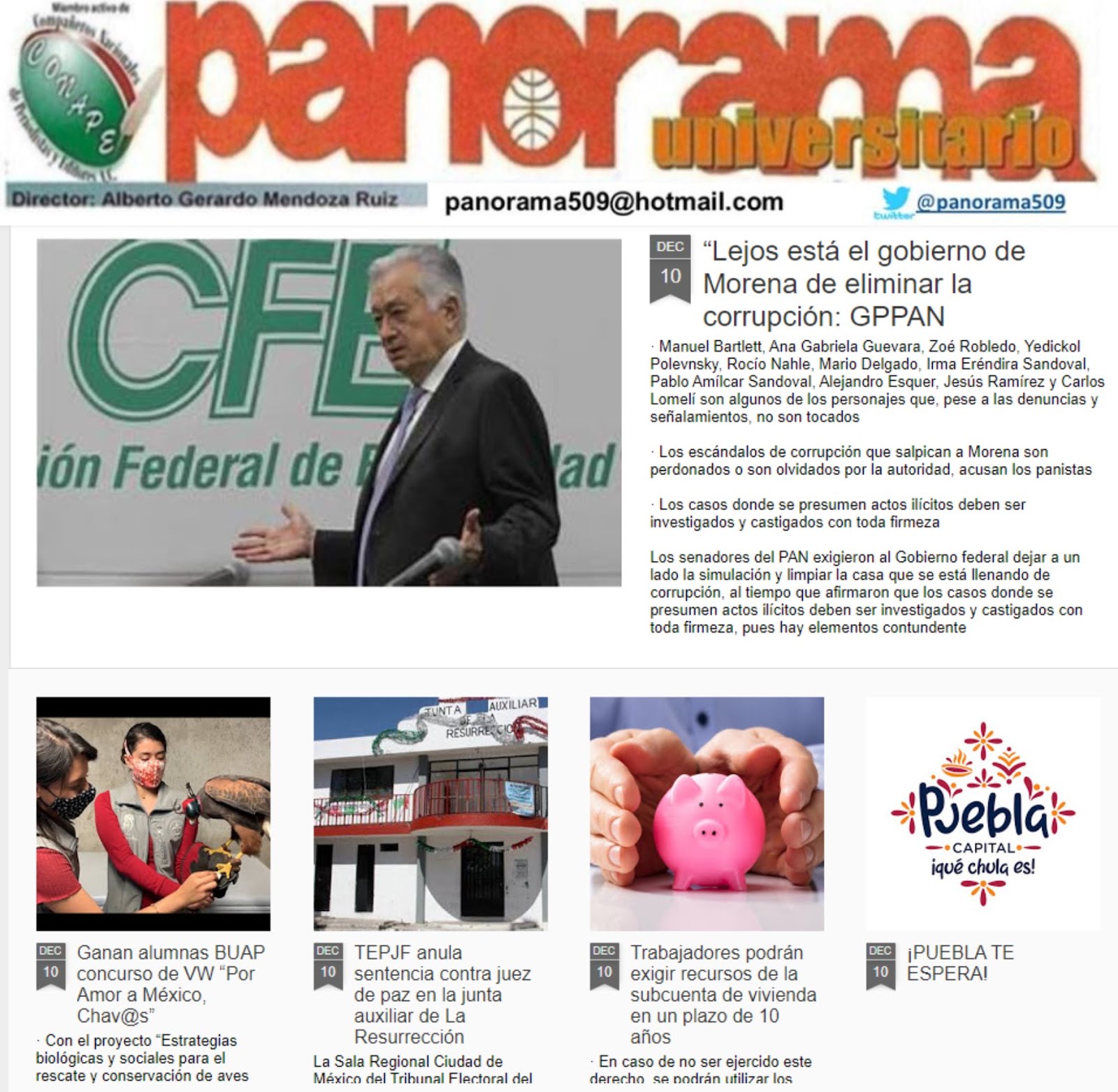 “Lejos está el gobierno de Morena de eliminar la corrupción: GPPAN