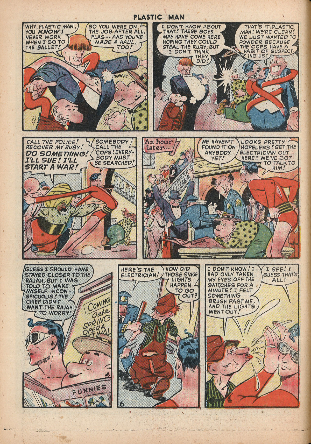 Read online Plastic Man (1943) comic -  Issue #15 - 20