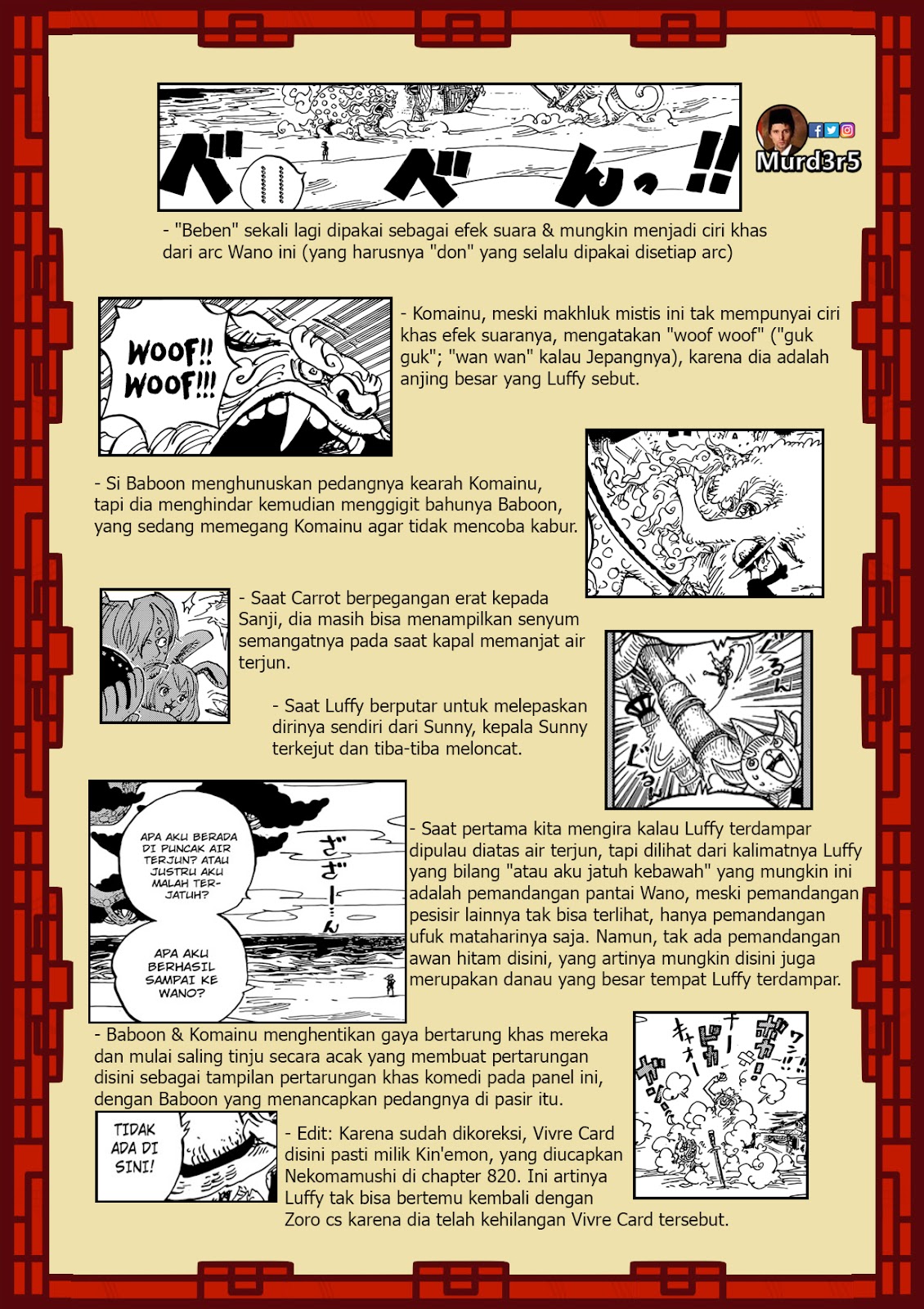 One Piece Chapter Secret 911 Bahasa Indonesia Murders The First Murderers