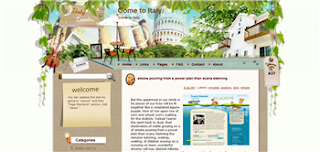 Come to Italy Blogger Template is a travel related quality blogge rtemplate. its good for your travel blog