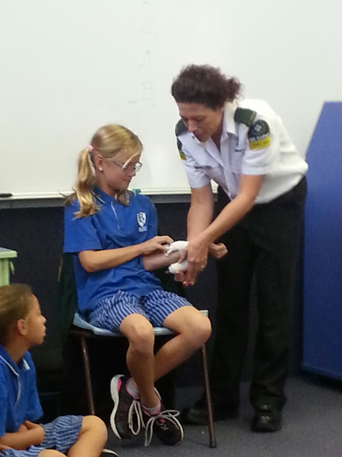 Mrs Berryman's Class ST Johns First Aid
