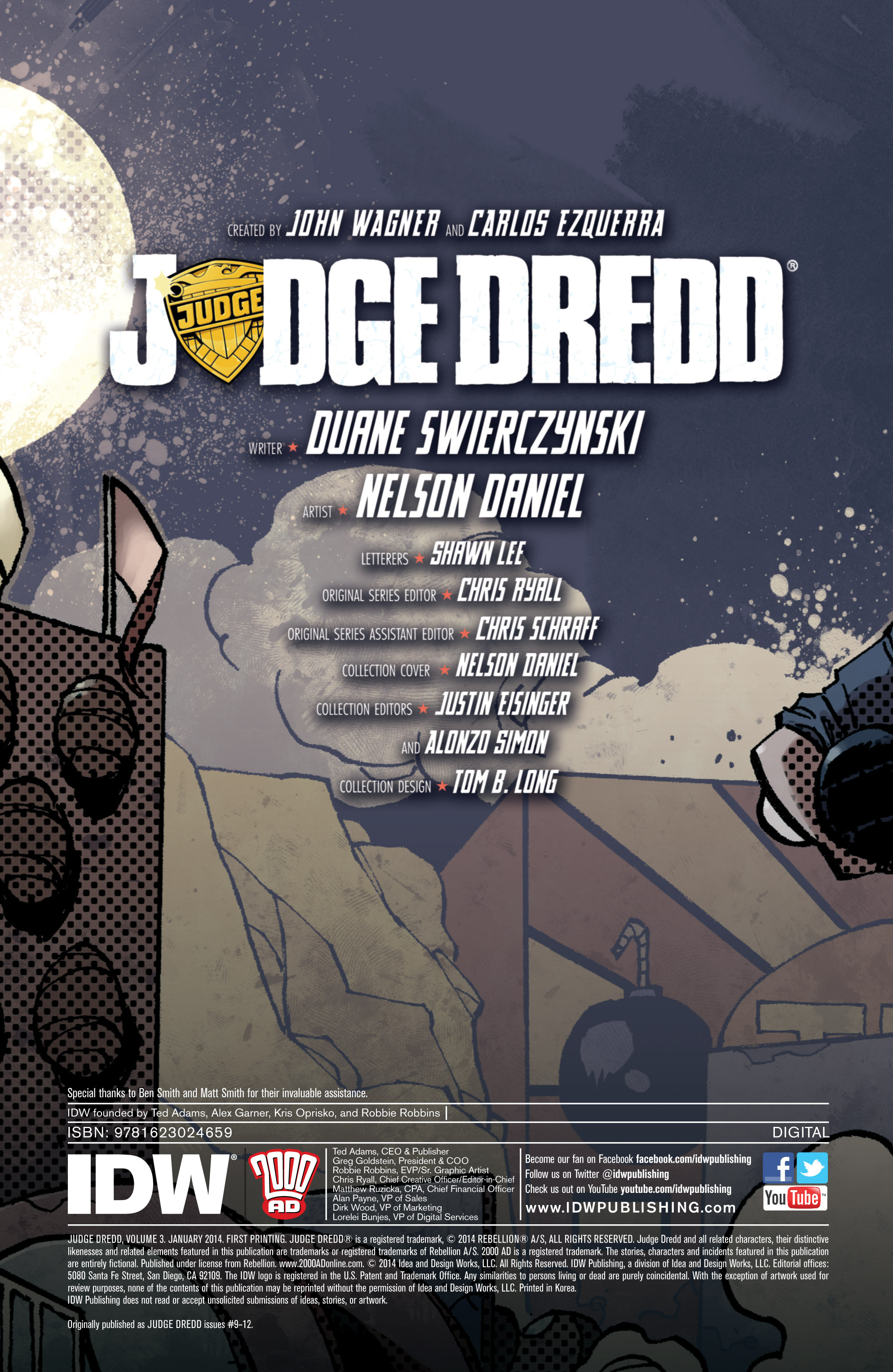 Read online Judge Dredd (2012) comic -  Issue # _TPB 3 - 3