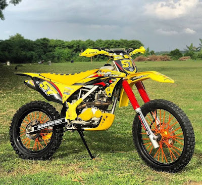 Modifikasi Motor Modifikasi Motor Klx Warna Biru