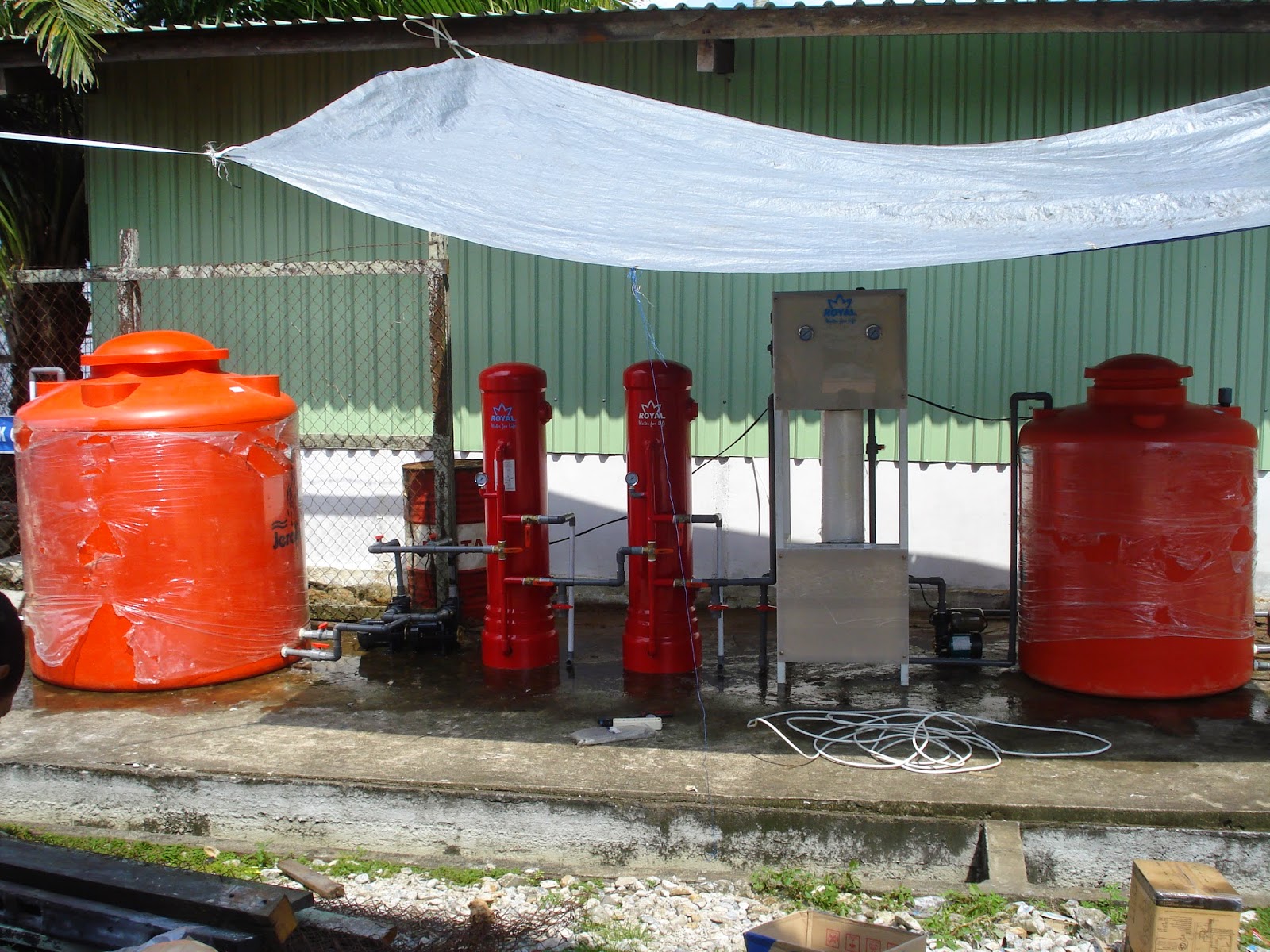 Pemasangan FIlter Penjernih Air ROYAL Sistem Ultra Filtrasi di New